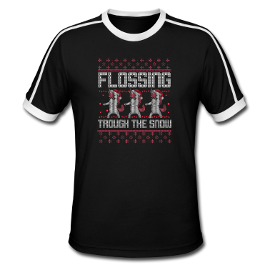 Pferde T-Shirt - Flossing through the Snow Floss Einhorn Tanz Kind