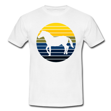 Pferde T-Shirt - Pferdemädchen Pferd Design