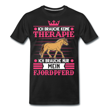 Pferde T-Shirt - Fjordpferd Therapie Norweger Fjord Pferd