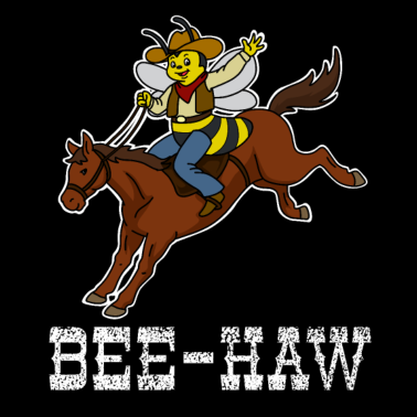 Motiv Cowboy Rettet Die Bienen Shirt Kinder Pferde