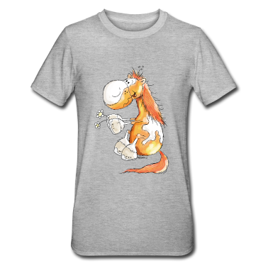 Pferde T-Shirt - Pferd mit Blume - Pferde - Pony - Fuchs - Geschenk