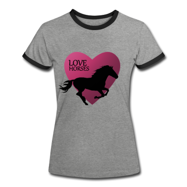 Pferde T-Shirt - Pferd Pferde Reiten Reitsport Pony Western