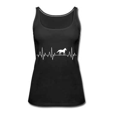 Pferde Tank Top - Pferd Herzschlag Pferde Reiterin