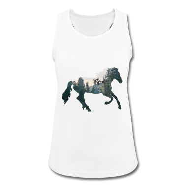 Pferde Tank Top - freiheit kon wald