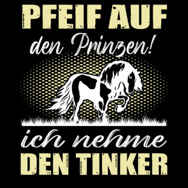 Motiv Tinker Pferd Reiten Geschenk