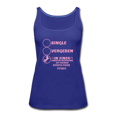 Pferde Tank Top - Beziehung Rheinländer Pferd