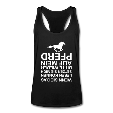 Pferde Tank Top - Vom Pferd Gefallen Reiter Spruch Reitsport Pferde