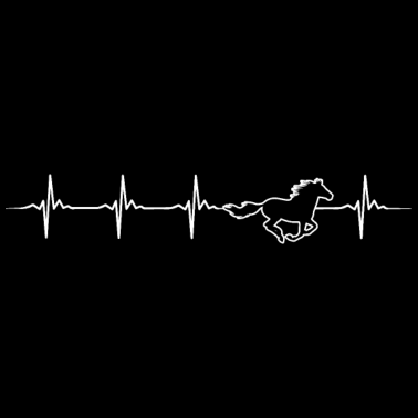 Motiv Herzschlag Pferd Reitsport