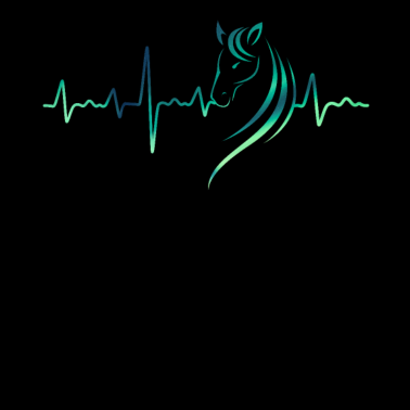 Motiv Pferde Herzschlag Reiterin Reiter Geschenk