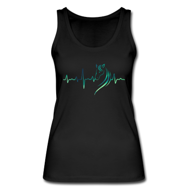 Pferde Tank Top - Pferde Herzschlag Reiterin Reiter Geschenk