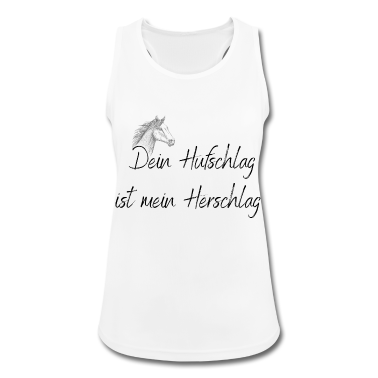 Pferde Tank Top - Dein Herzschlag ist mein Hufschlag