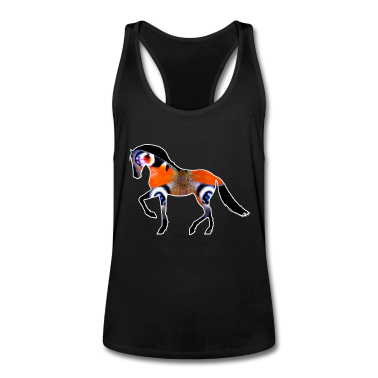 Pferde Tank Top - Schmetterling Pferd Reiten Reiter Schönheit