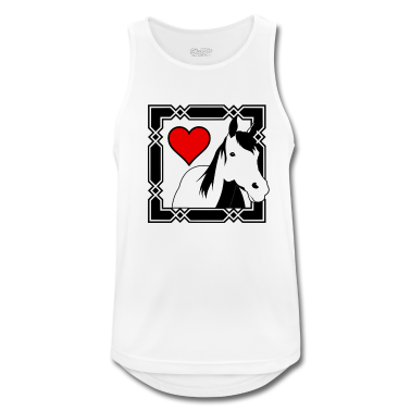 Pferde Tank Top - Die Liebe zum Pferd Geschenk Reiter Reiten