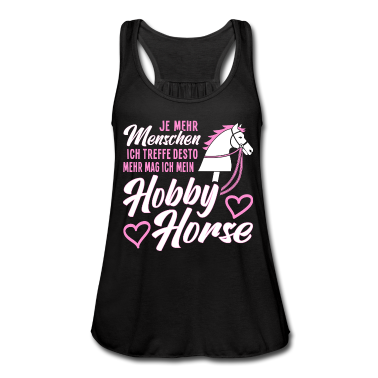 Pferde Tank Top - Hobby Horse Pferd Spruch Hobbyhorsing Geschenk
