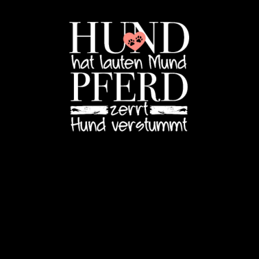 Motiv Hunde Pferdeliebhaber