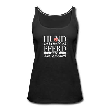 Pferde Tank Top - Hunde Pferdeliebhaber