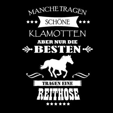 Motiv Pferd Reiter Spruch