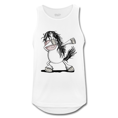 Pferde Tank Top - Cooles Dab Dance Schimmel Pferd Fun Dabbing Pony