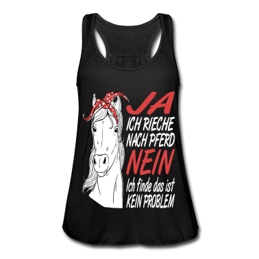 Pferde Tank Top - Reiten Reiter Pferde Spruch ja ich rieche Pferd