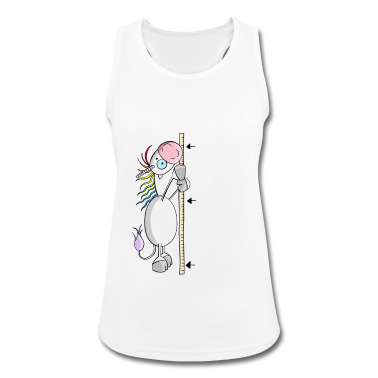 Pferde Tank Top - Einhorn an Messlatte