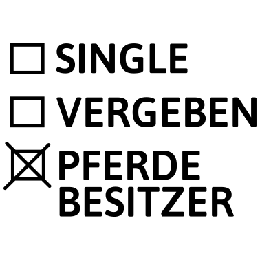 Motiv Single - Vergeben - Pferdebesitzer