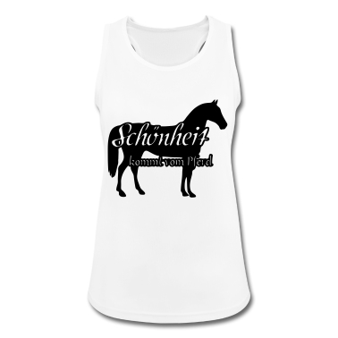 Pferde Tank Top - Schönheit und Pferd Geschenk Reiter Reiten Spruch
