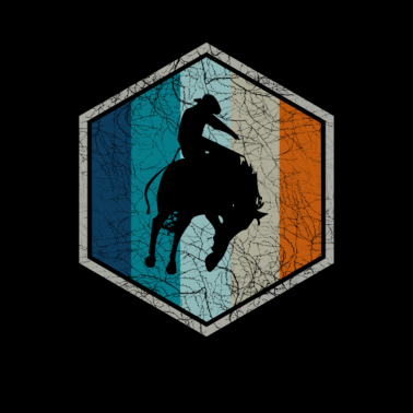 Motiv Wilder Westen Cowboy Western Geschenk Rodeo Retro