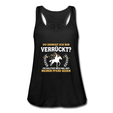 Pferde Tank Top - Pferde Shirt · Reiten · Reitsport · Pferd verrückt