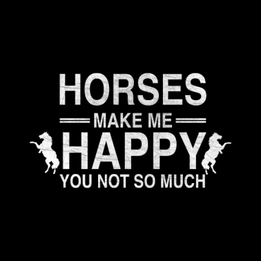 Motiv Lustiger Pferde Spruch