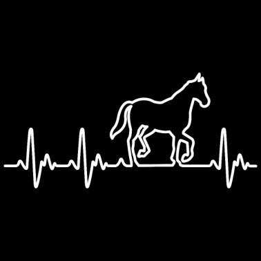 Motiv Herz für Pferde