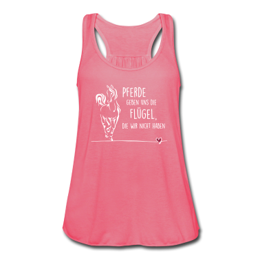 Pferde Tank Top - Pferd Flügel