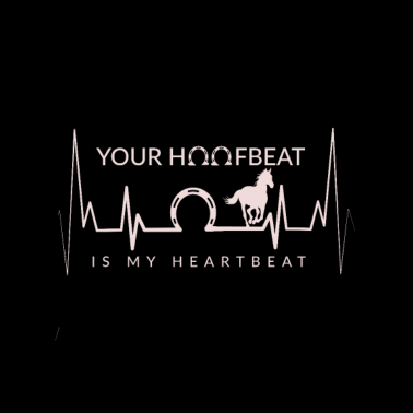 Motiv Hufschlag Herzschlag Pferd Hufeisen Puls Liebe
