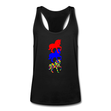 Pferde Tank Top - Autismus Pferd Pferde