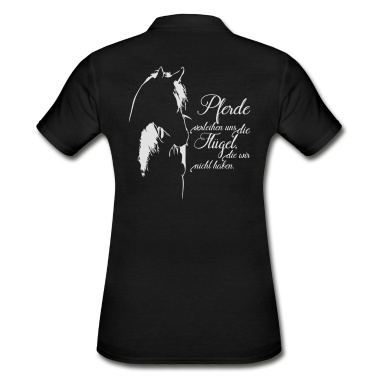 Pferde Poloshirt - PFERDE VERLEIHEN UNS FLÜGEL Wilsigns Pferdespruch