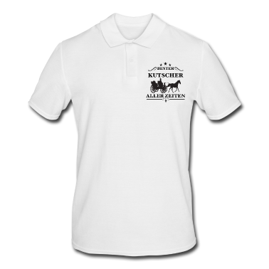 Pferde Poloshirt - Bester Kutscher Kutsche Kutschen Gespan Geschenk