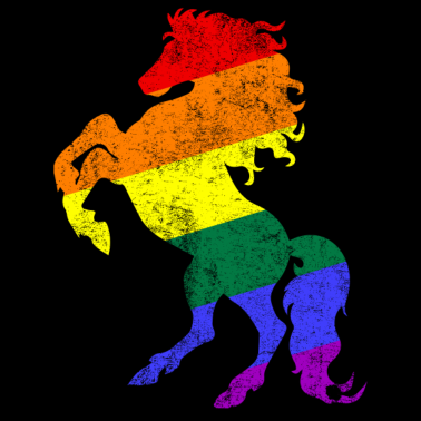 Motiv LGBT-Pferd