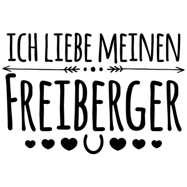 Motiv Ich liebe meinen Freiberger - Reiter Geschenk