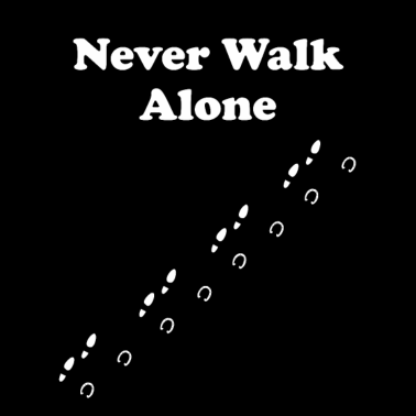 Motiv Never Walk Alone Pferd Reiter Reiten Pferdefreund