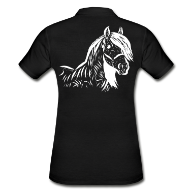 Pferde Poloshirt - Pferd