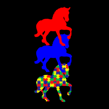 Motiv Autismus Pferd Pferde