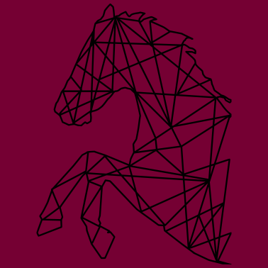 Motiv PFERD ,PFERDE Grafik mit Pferd