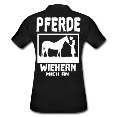 Pferde Poloshirt - PFERD PFERDE wiehern mich an