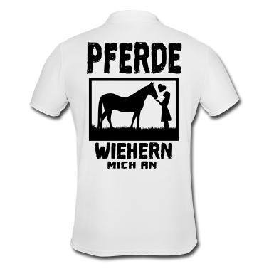 Pferde Poloshirt - PFERD PFERDE wiehern mich an