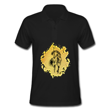 Pferde Poloshirt - Pferd