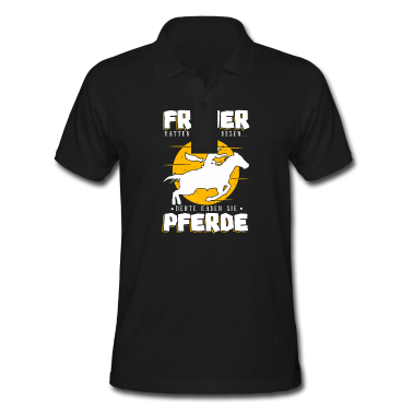 Pferde Poloshirt - Pferd