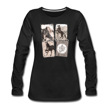 Pferde Langarmshirt - Ostwind Aufbruch nach Ora Kachel-Mix