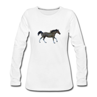Pferde Langarmshirt - Pferd - Horse - Kinder