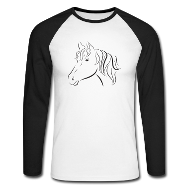 Pferde Langarmshirt - Pferde