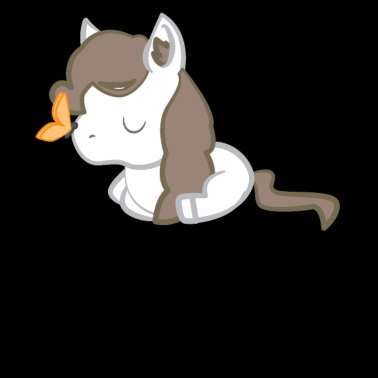 Motiv Pferd - Pferde T-Shirt - Pferde - Schmetterling