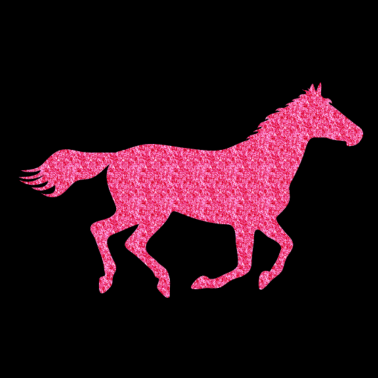 Motiv Glitzer Pferd